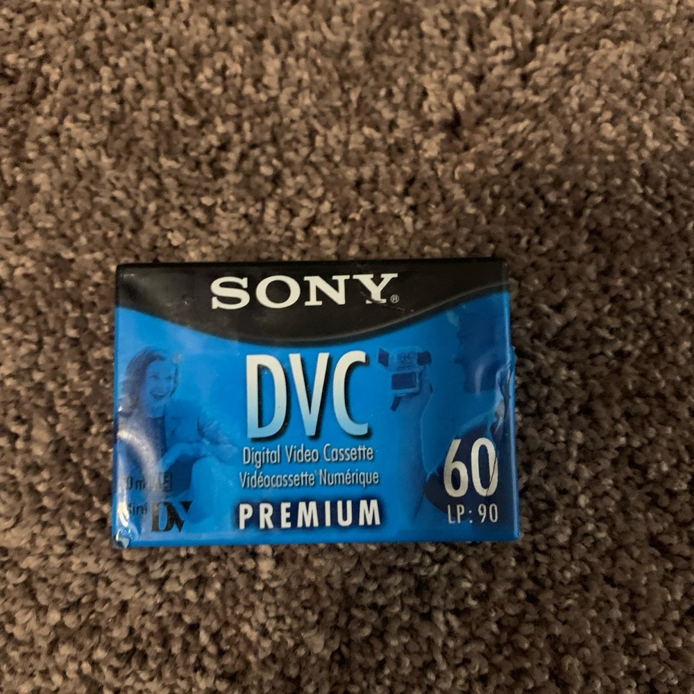 Blank Sony tape for camcorder